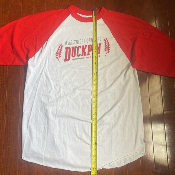 Union Craft Brewing 🎳Duckpin Pale Ale🎳3/4 Sleeve Baseball T-Shirt - Picture 8 of 11